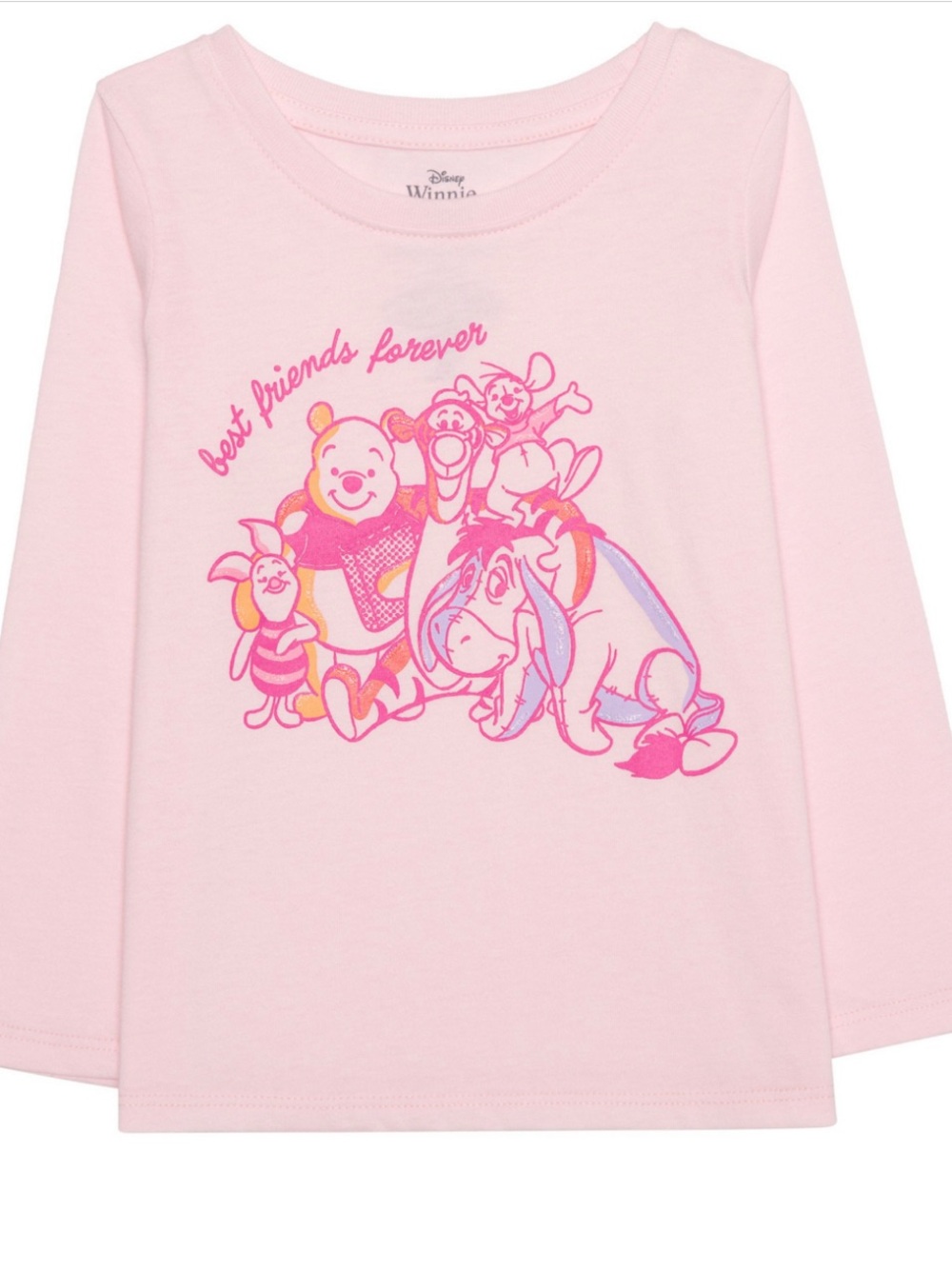 Disney Pink Winnie the Pooh 'Best Friends Forever' Graphic Tee